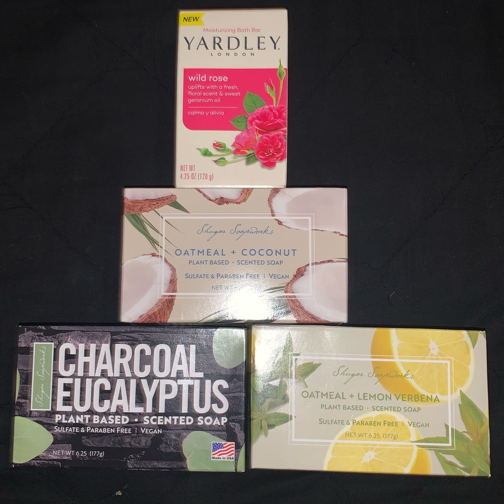 🐿Shugar soap works made in the US and one yardley
